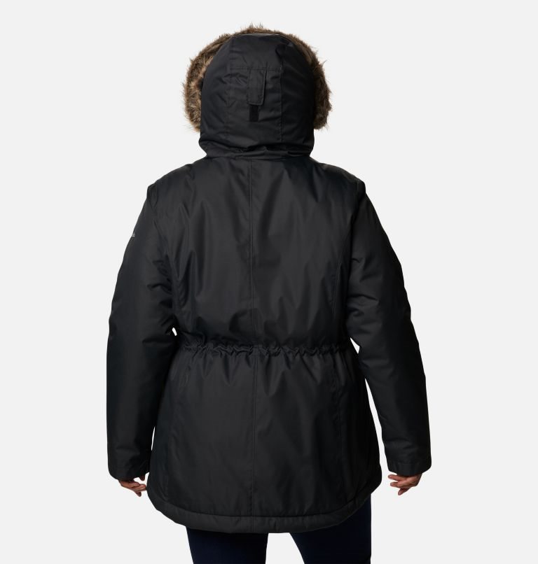 Women's Columbia Suttle Mountain II Insulated Jackets Black | Plus Size CA-V4813